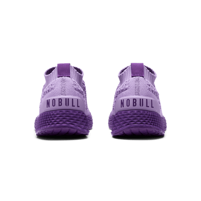 Purple Magic Allday Knit Shoe Back Angle.