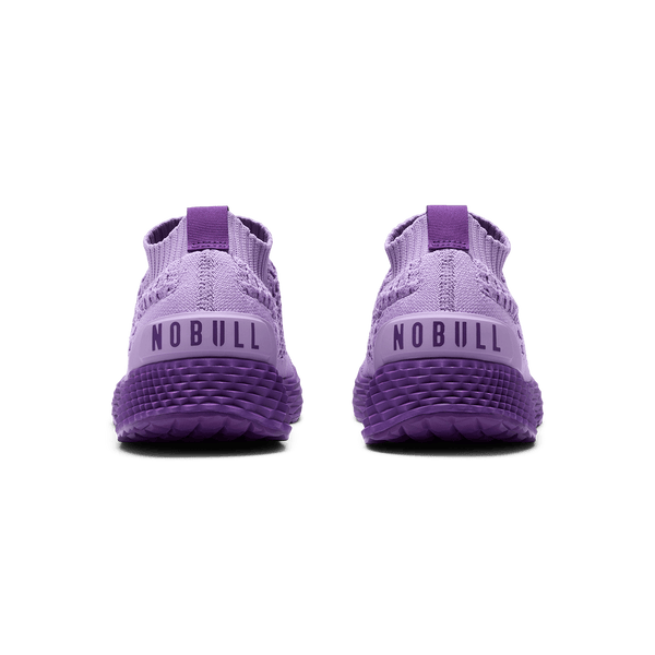 Purple Magic Allday Knit Shoe Back Angle.