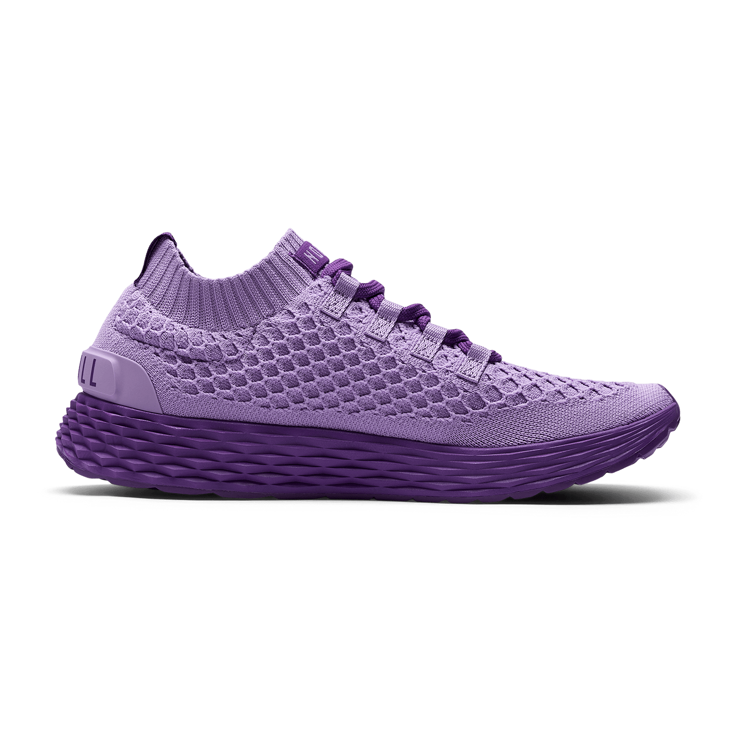 Purple Magic Allday Knit Shoe Medial Side Angle.