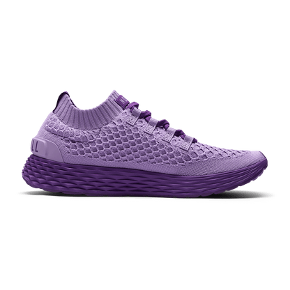 Purple Magic Allday Knit Shoe Medial Side Angle.