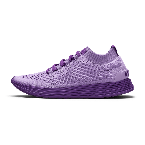 Purple Magic Allday Knit Shoe Side Angle.