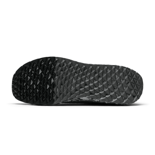 Gray Jungle Camo Allday Knit Shoe Bottom Angle.
