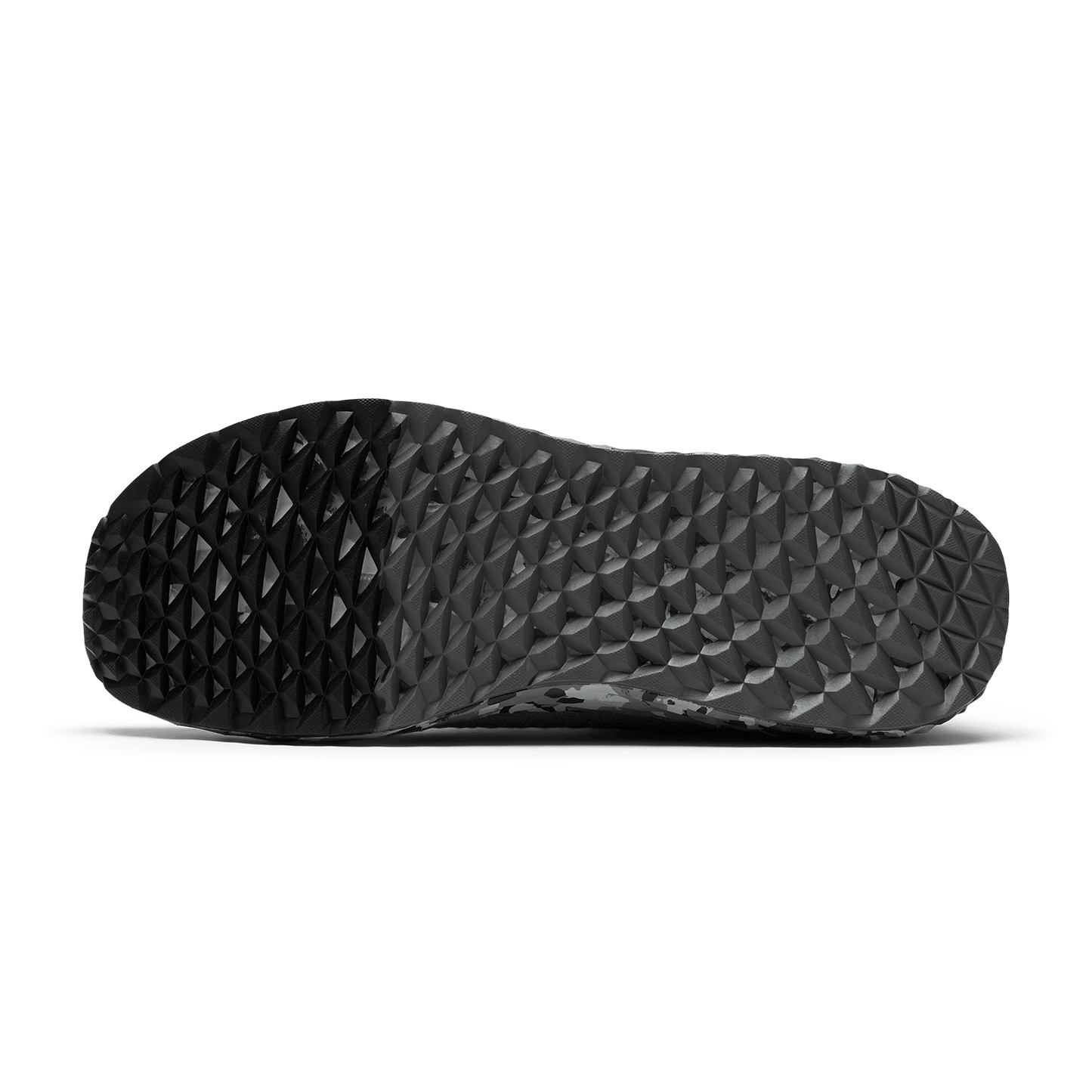 Gray Jungle Camo Allday Knit Shoe Bottom Angle.