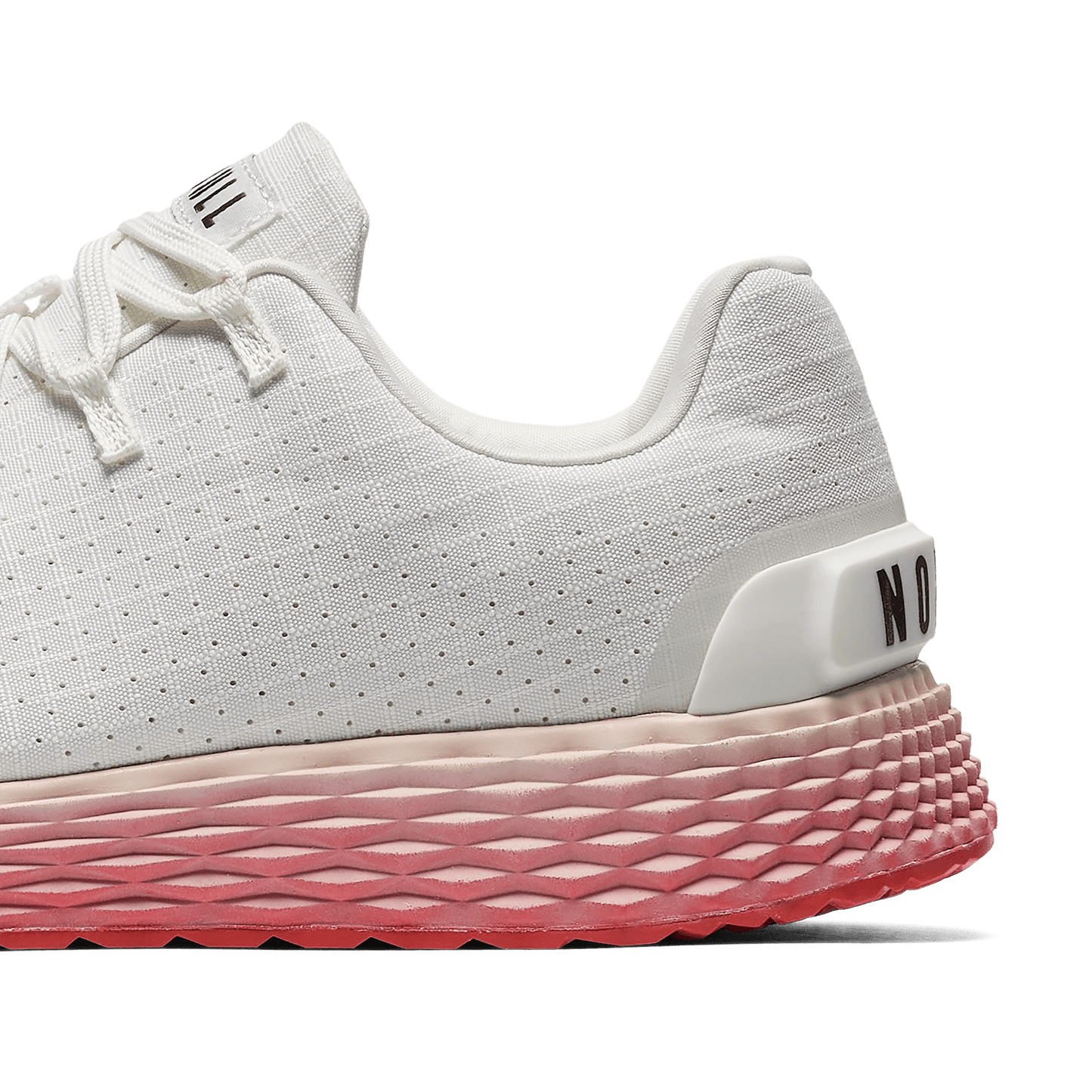 White Cherry Allday Ripstop Shoes Detail Shot Angle.