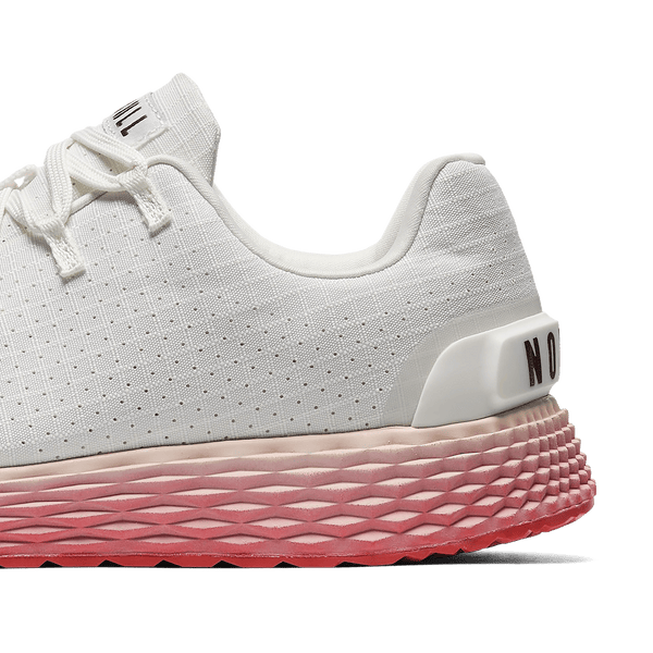 White Cherry Allday Ripstop Shoes Detail Shot Angle.