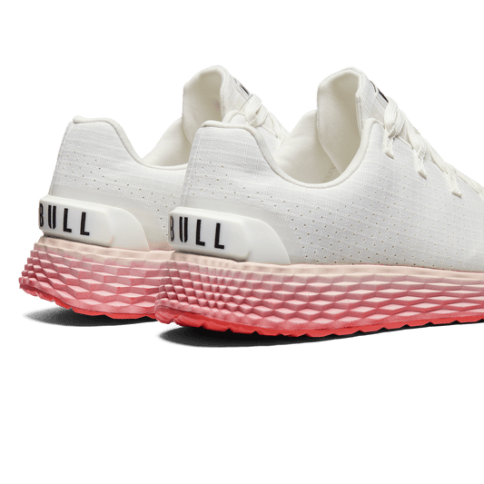 White Cherry Allday Ripstop Shoes Back Side Angle.