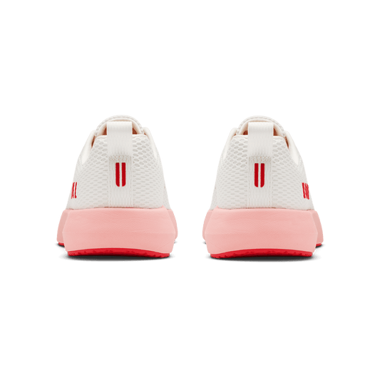 White Classic Sunrise Drive 2 Shoe Back Angle.