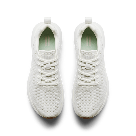 Classic White Gum Drive 2 Shoe Overhead Angle.