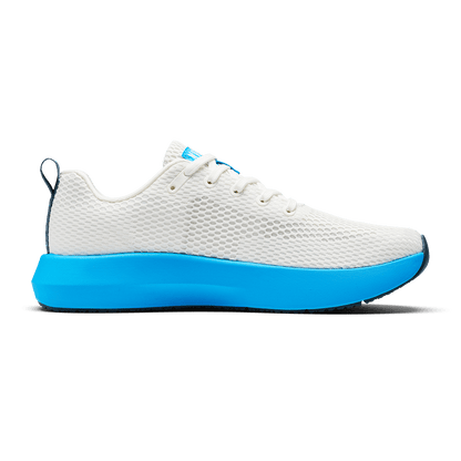 Classic White Urban Blue Drive 2 Shoe Medial Angle.