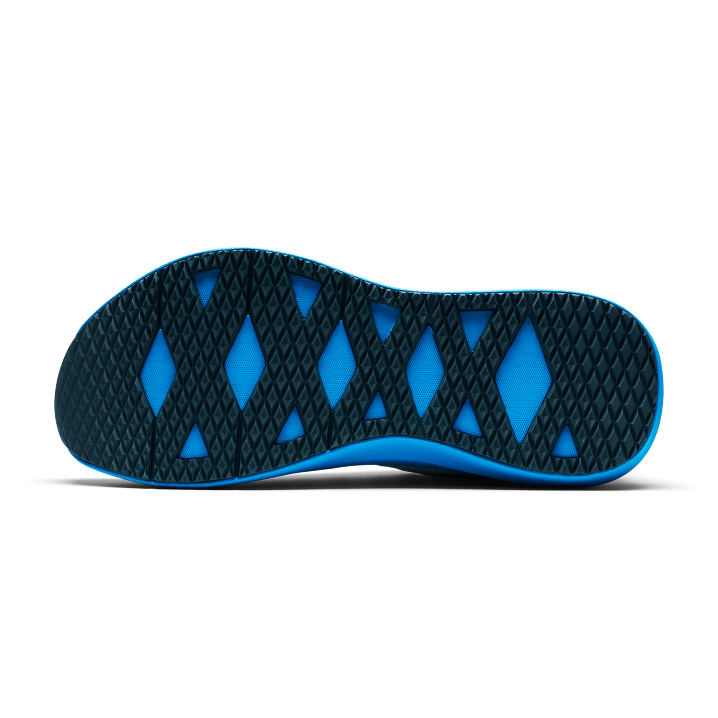 Classic White Urban Blue Drive 2 Shoe Bottom Angle.