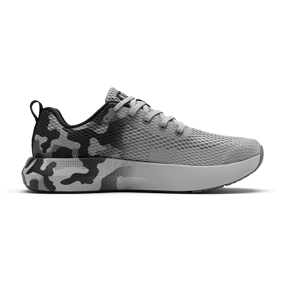 Gray Jungle Camo Drive 2 Shoe Medial Side Angle.