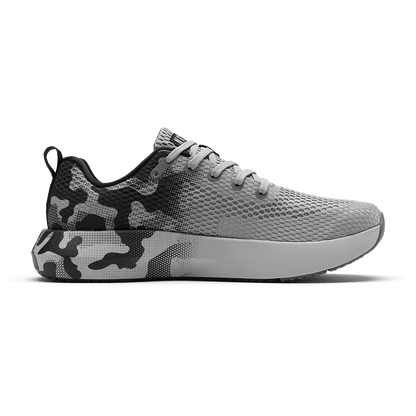 Gray Jungle Camo Drive 2 Shoe Medial Side Angle.