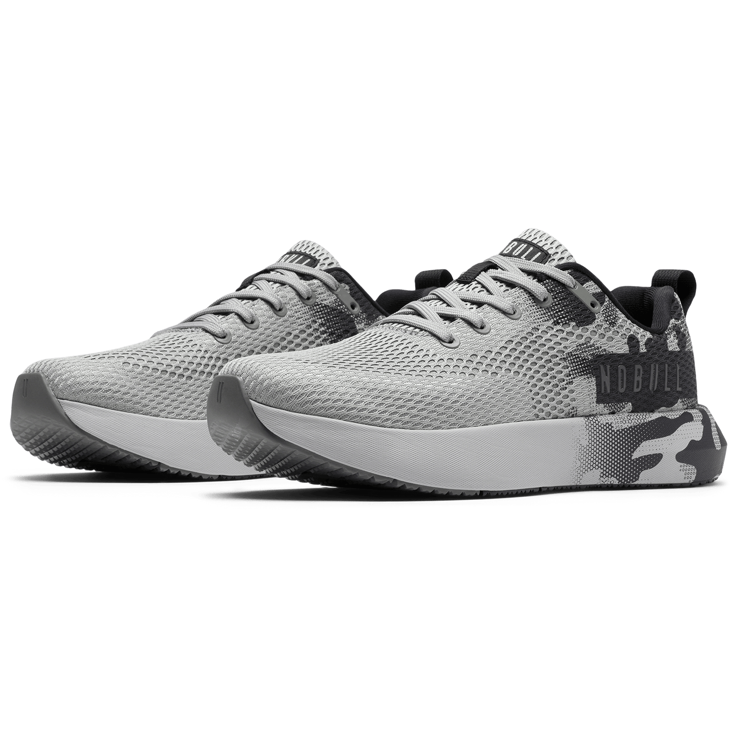 Gray Jungle Camo Drive 2 Shoe Front Side Angle.