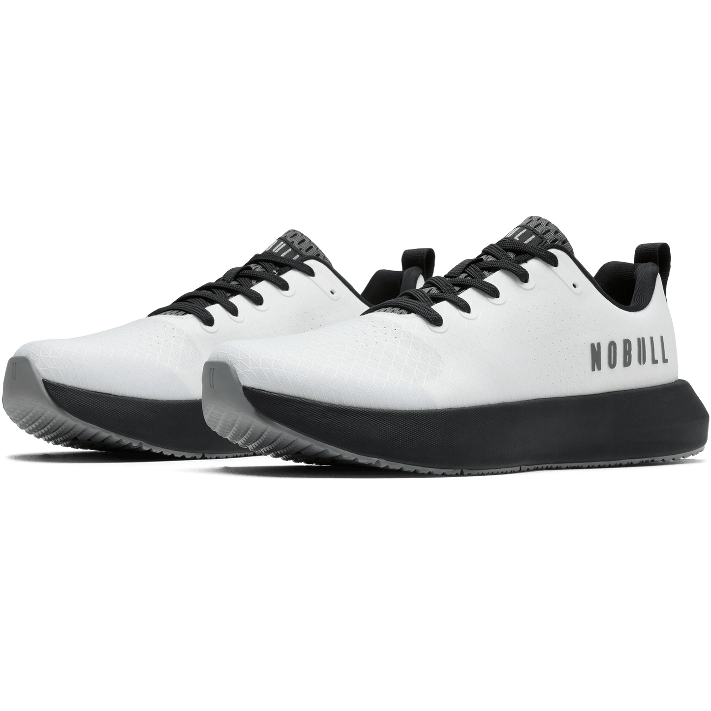 Classic White Jet Black Drive 2 Ripstop Front Side Angle.