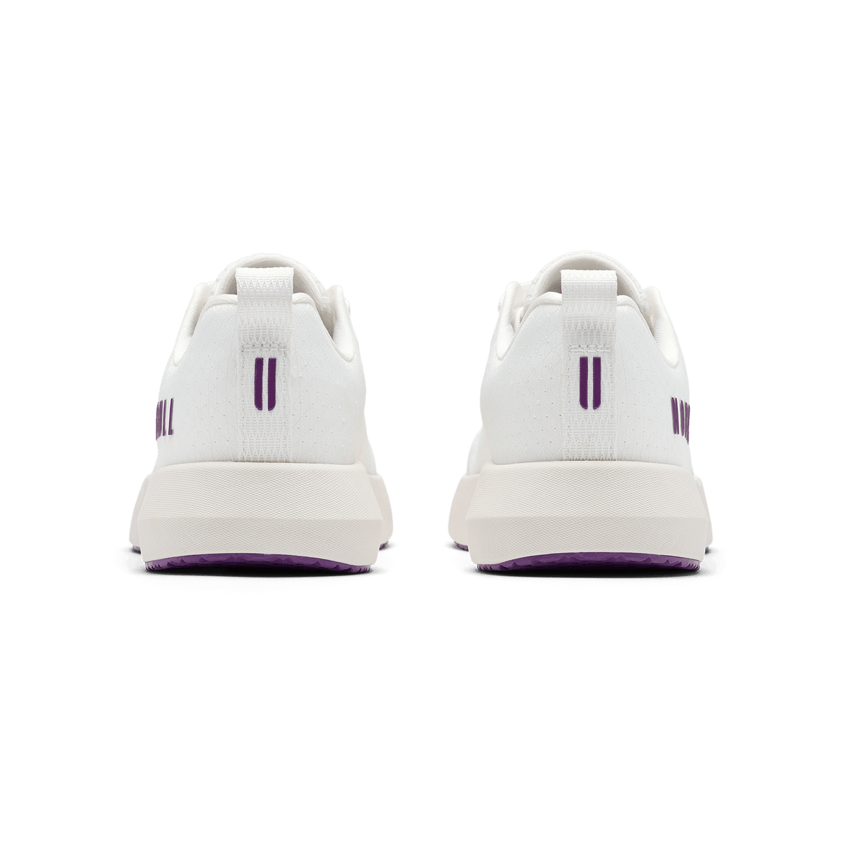 Classic White Purple Magic Drive 2 Ripstop Shoe Back Angle.