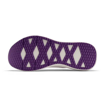 Classic White Purple Magic Drive 2 Ripstop Shoe Bottom Angle.