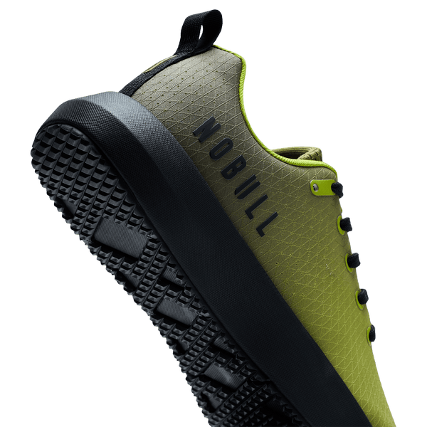 Lichen Green Jet Black Drive 2 Ripstop Shoe Detail Angle.