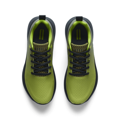 Lichen Green Jet Black Drive 2 Ripstop Shoe Overhead Angle.