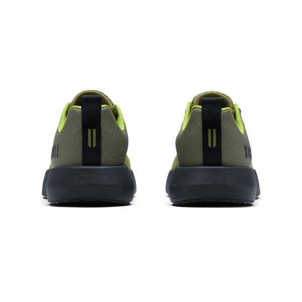 Lichen Green Jet Black Drive 2 Ripstop Shoe Back Angle.