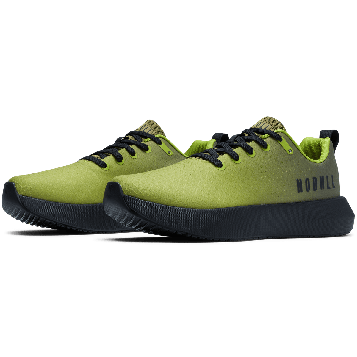 Lichen Green Jet Black Drive 2 Ripstop Shoe Front Side Angle.