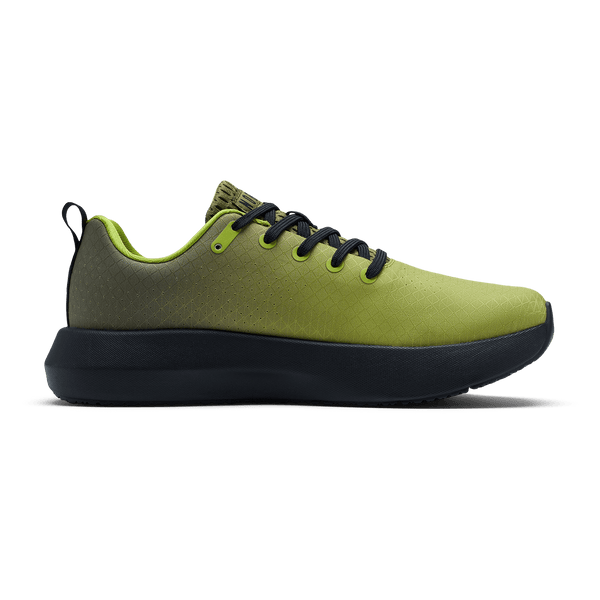 Lichen Green Jet Black Drive 2 Ripstop Shoe Medial Side Angle.