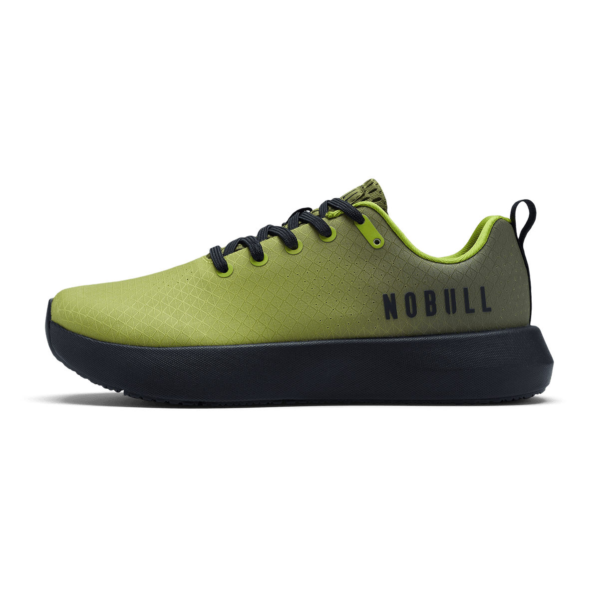 Lichen Green Jet Black Drive 2 Ripstop Shoe Side Angle.