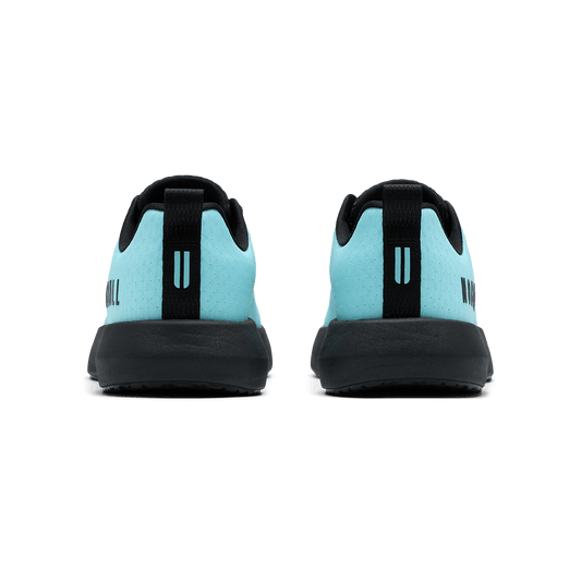 Reef Jet Black Drive 2 Ripstop Shoe Back Angle.