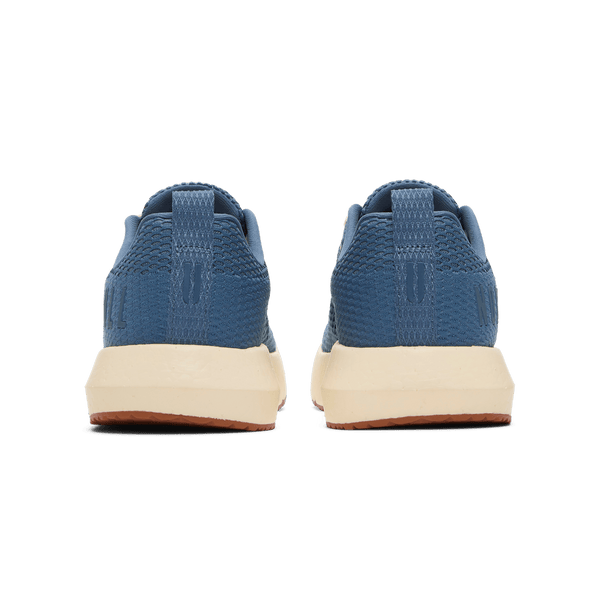 Mineral Blue Drive Mesh Shoes Back Angle.