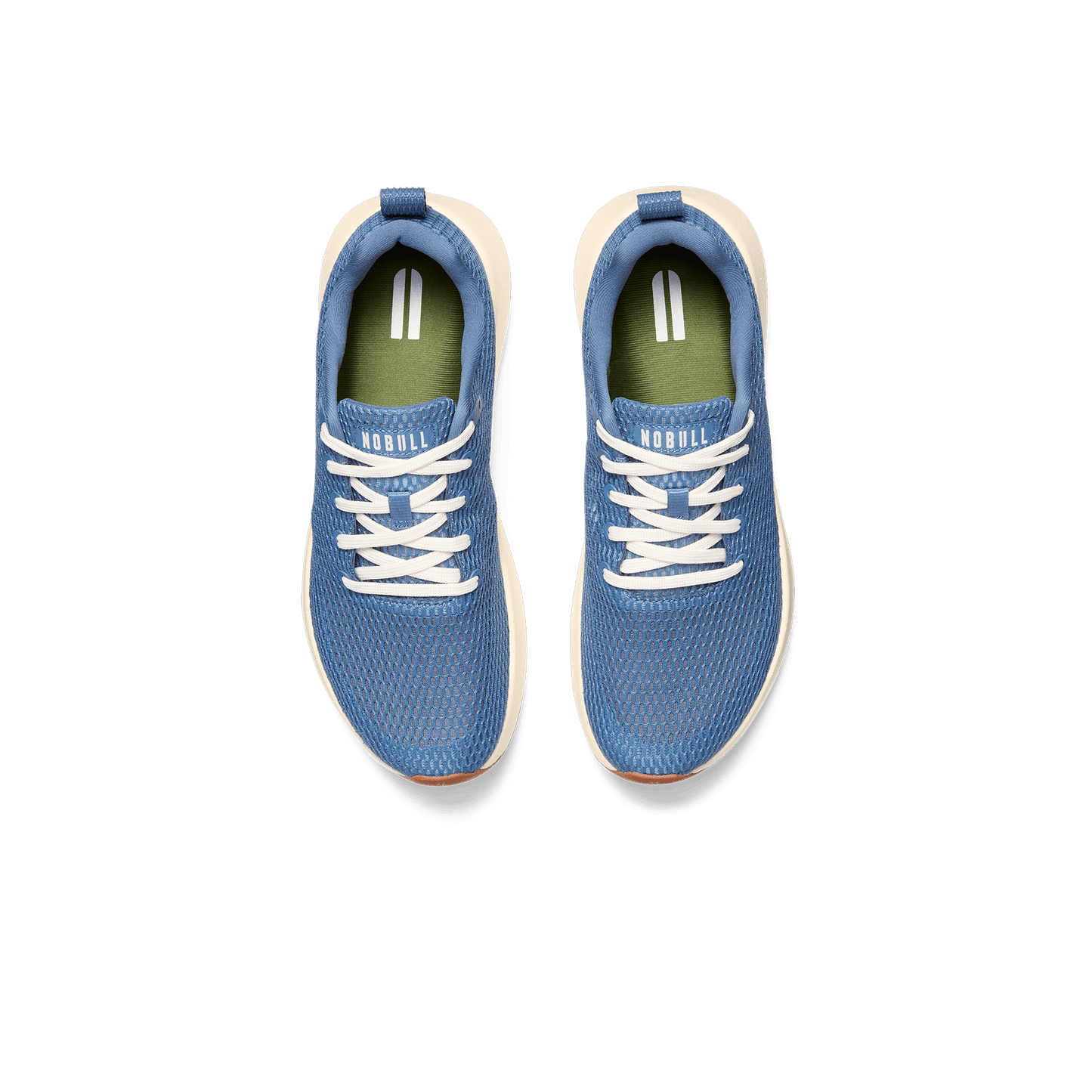 Mineral Blue Drive Mesh Shoes Above Angle.