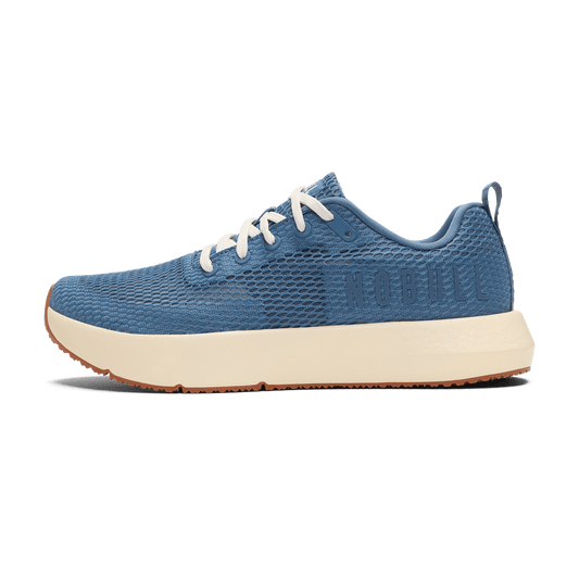 Mineral Blue Drive Mesh Shoes Side Angle.
