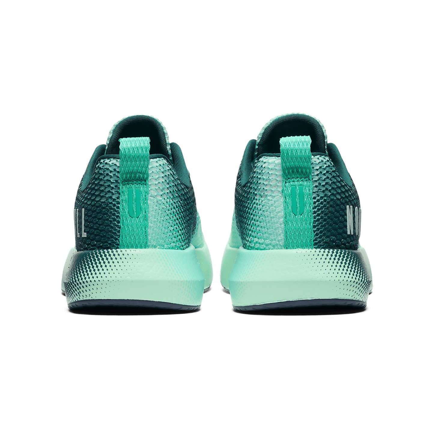 Dark Aqua Drive Mesh Shoe Back Angle.