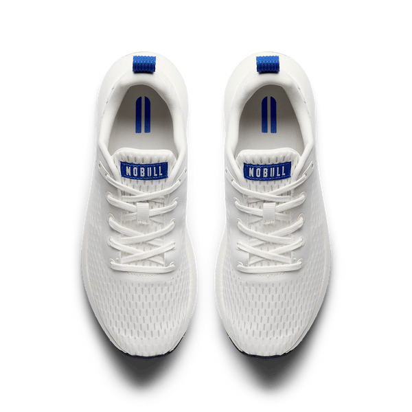 Classic White & Surf NOBULL Journey Shoes Above Angle.