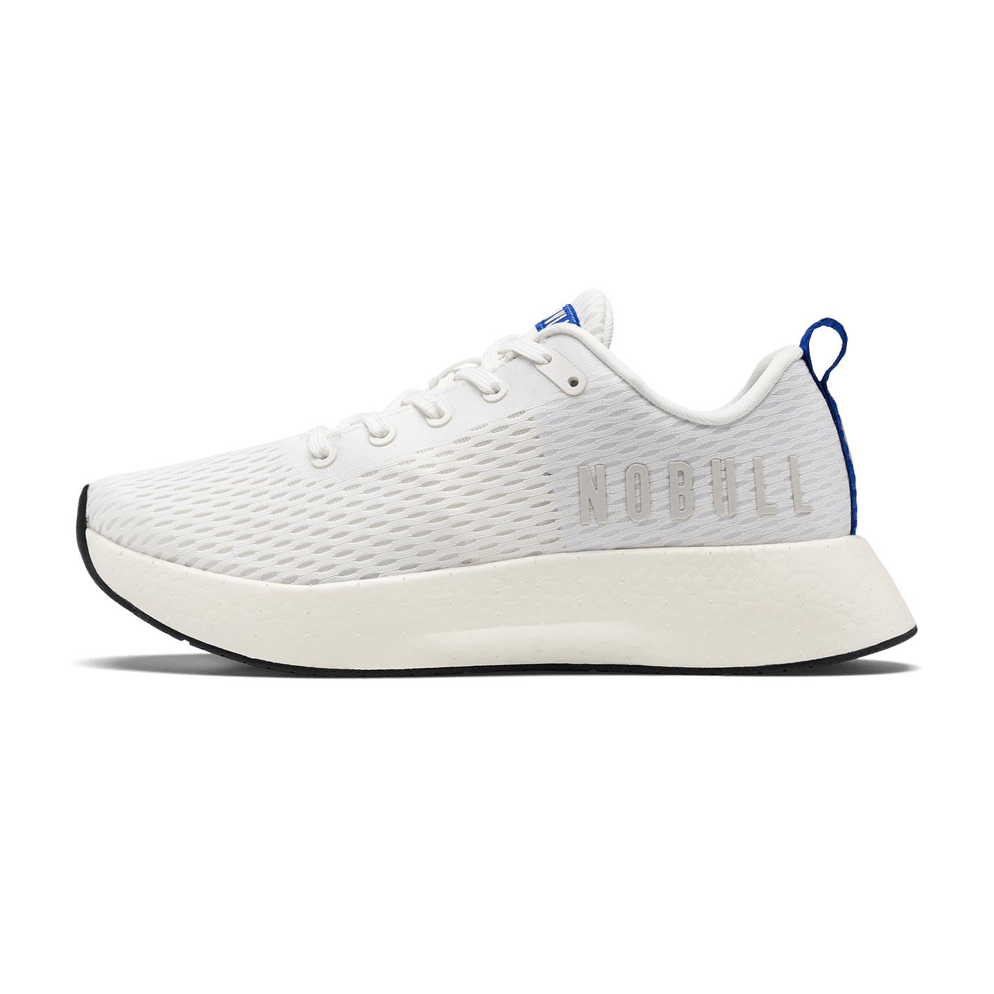 Classic White & Surf NOBULL Journey Shoes Side Angle.