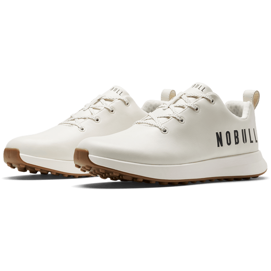 Men's Classic White Zest Ripstop Golf Shoes | NOBULL
