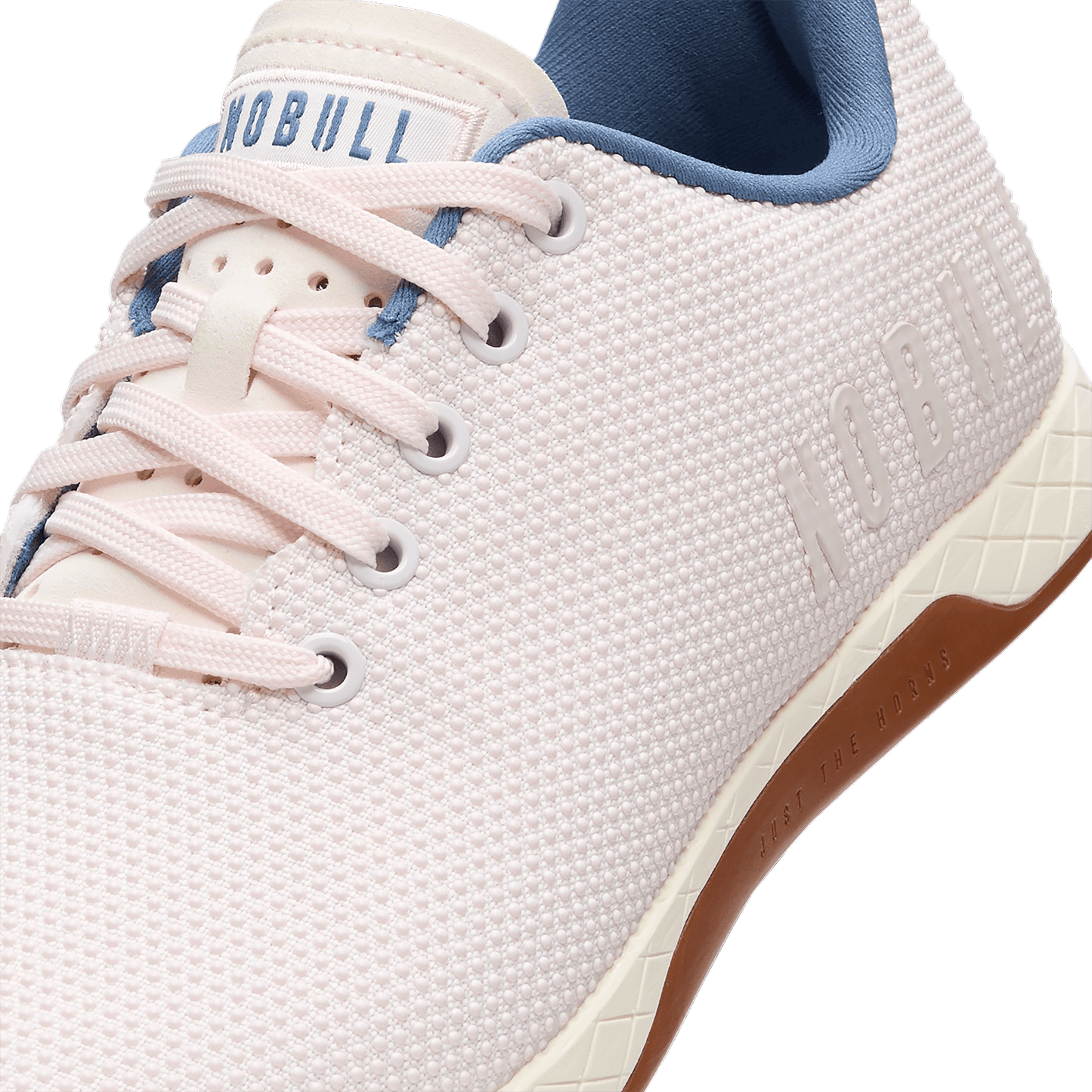 Pearl White Outwork Shoes Detail Shot Angle.