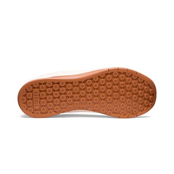 Pearl White Outwork Shoes Bottom Angle.