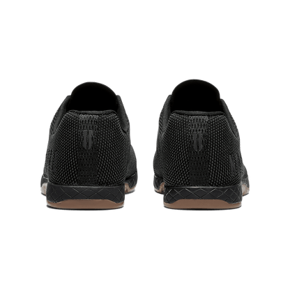 Black Gum Outwork Shoes Back Angle.