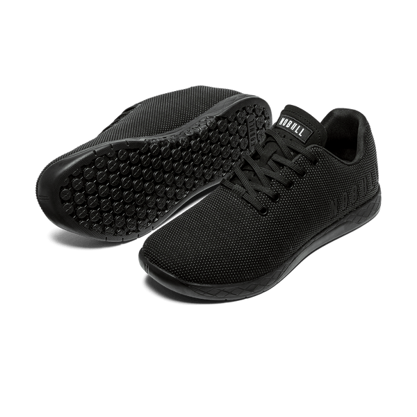 Triple Black Outwork Shoes Angled.