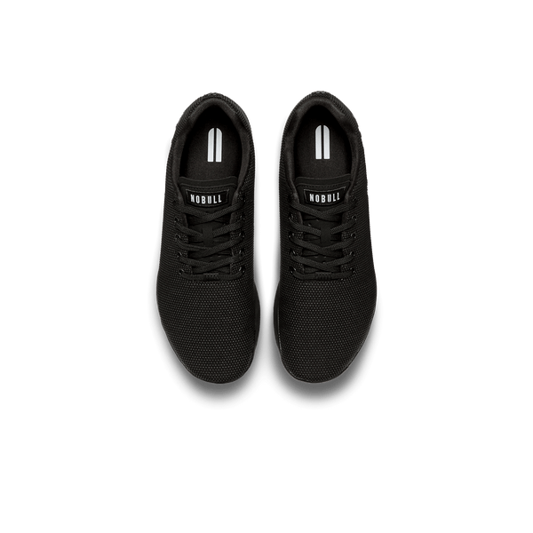 Triple Black Outwork Shoes Above Angle.