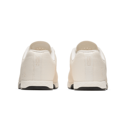 Cream Outwork Shoe Back Angle.