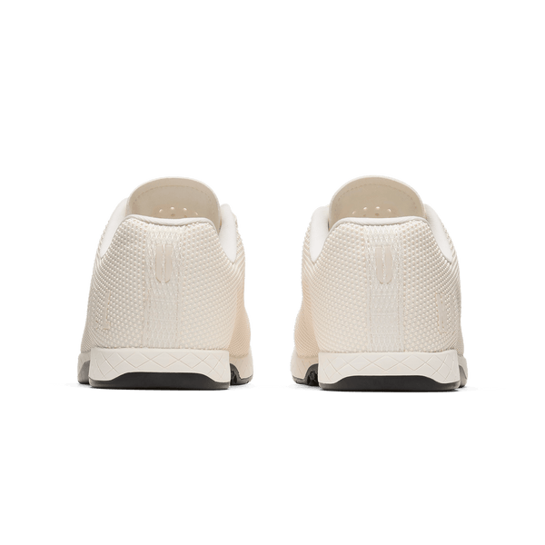 Cream Outwork Shoe Back Angle.