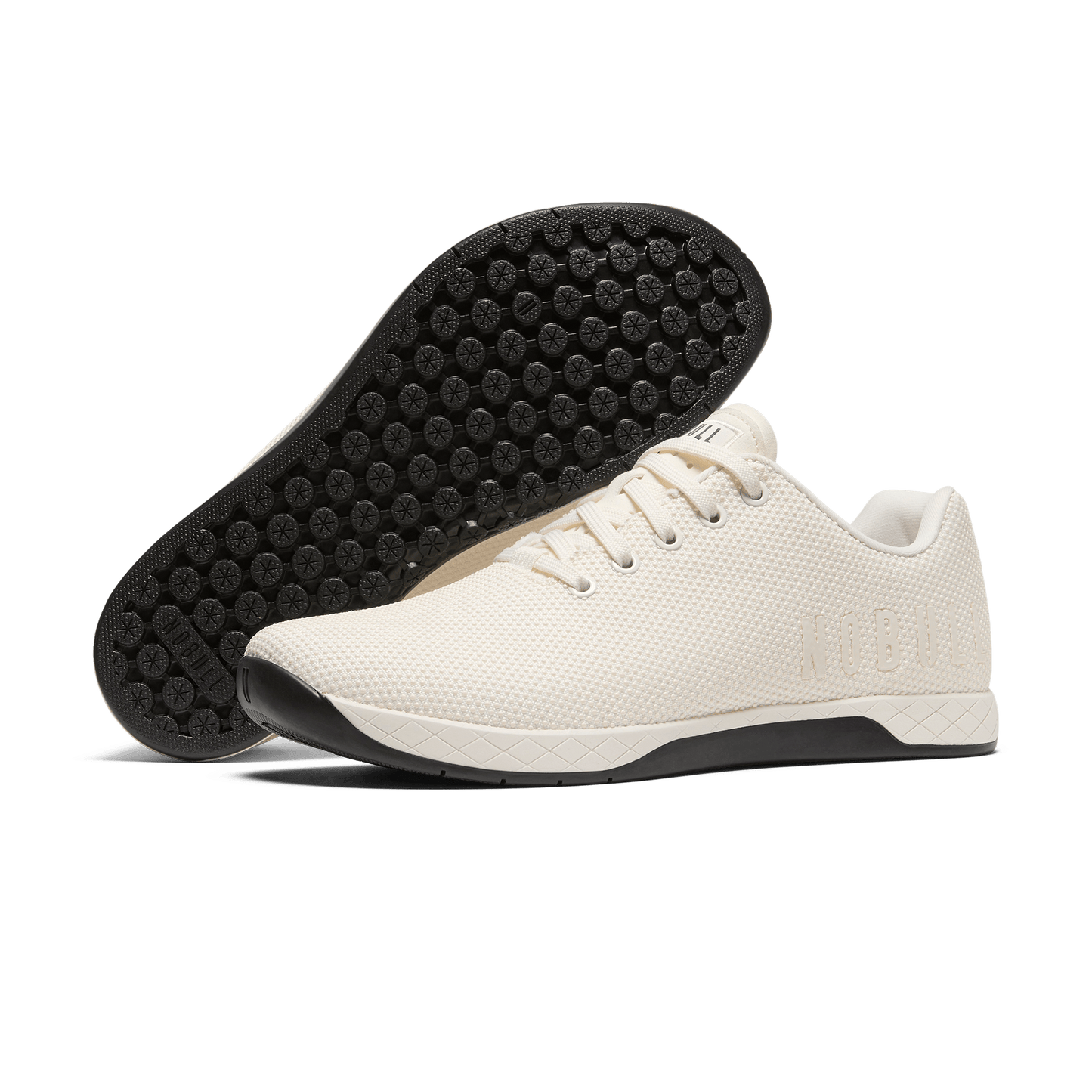 Cream Outwork Shoe Angled.