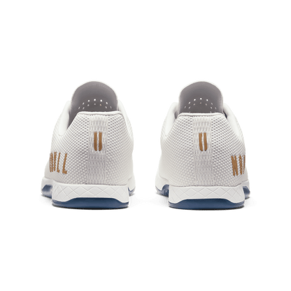 White Stadium Outwork Shoe Back Angle.