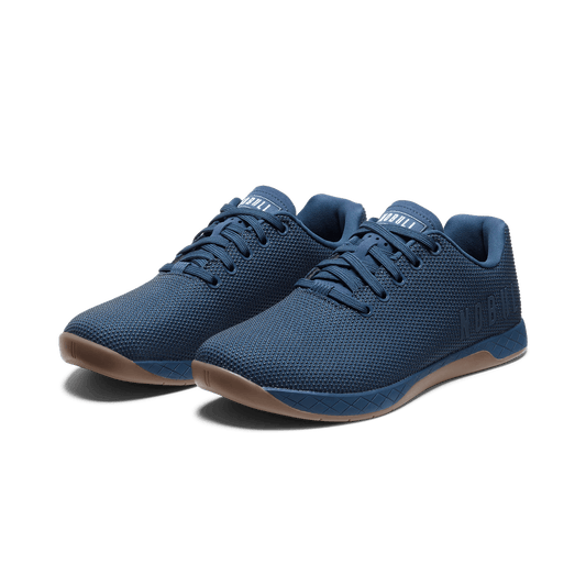 Navy Gum Outwork Shoes Front Side Angle.