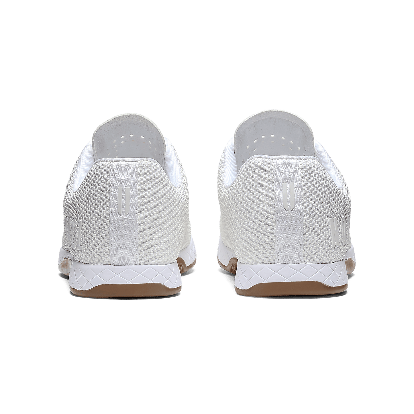 White Gum Outwork Shoes Back Angle.