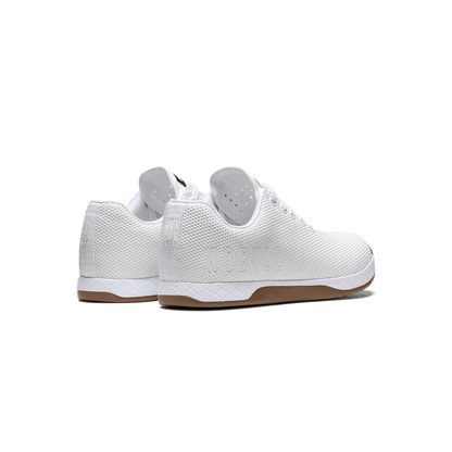 White Gum Outwork Shoes Back Side Angle.