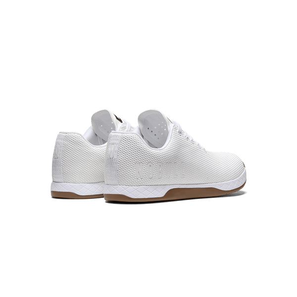 White Gum Outwork Shoes Back Side Angle.