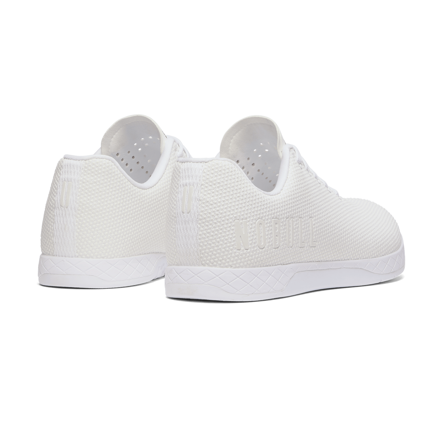 White Outwork Shoes Back Side Angle.