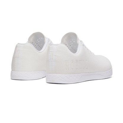 White Outwork Shoes Back Side Angle.