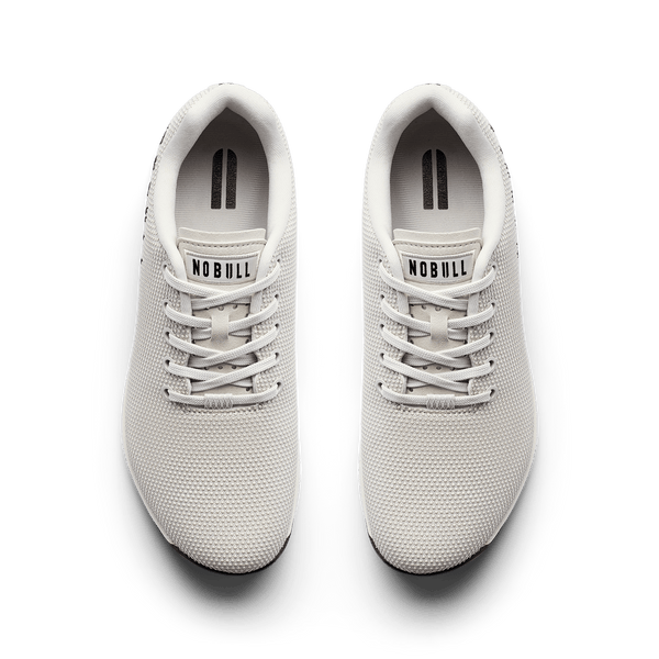 Light Grey Jet Black Outwork Shoe Overhead Angle.